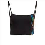 ADIDAS CROP TOP            BLACK/MULTCO - Image 8
