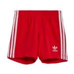 ADIDAS SHORT TEE SET       WHITE/VIVRED - Image 4