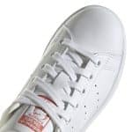 ADIDAS STAN SMITH J        FTWWHT/OWHITE/PRERED - Image 8