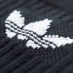 SOLID CREW SOCK     BLACK/WHITE - Image 2