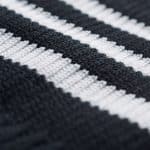 SOLID CREW SOCK     BLACK/WHITE - Image 3