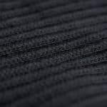 SOLID CREW SOCK     BLACK/WHITE - Image 4