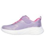 SKECHERS Gore And Strap Sparkle Mesh Sneaker W/ Satin Overlays - Image 2