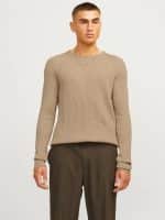 JACKJONES JJPANNEL KNIT CREW NECK AW24