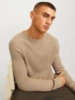 JACKJONES JJPANNEL KNIT CREW NECK AW24 - Image 5
