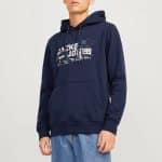 JACKJONES JCOOUTDOOR LOGO SWEAT HOOD SN