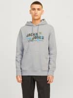 JACKJONES JCOOUTDOOR LOGO SWEAT HOOD SN