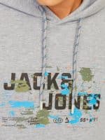 JACKJONES JCOOUTDOOR LOGO SWEAT HOOD SN - Image 3