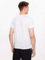 EMPORIO ARMANI EA7 COTTON TWO-TONE LOGO T-SHIRT - Image 2