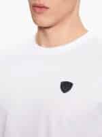 EMPORIO ARMANI EA7 COTTON TWO-TONE LOGO T-SHIRT - Image 3