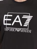 EMPORIO ARMANI EA7 COTTON LOGO T-SHIRT - Image 3