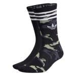 ADIDAS CAMO CREW SOCK      BLACK