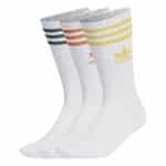 ADIDAS ORIGINALS CREW SOCK  3STR     WHITE/BOGOLD/ORANGE