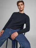 JACK  JONES JJEBASIC KNIT CREW NECK - Image 4