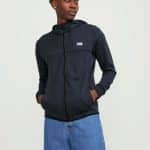 JACK  JONES JCOAIR SWEAT ZIP HOOD NOOS.