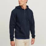 JACKJONES JJEBRADLEY SWEAT ZIP HOOD NOOS