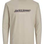 JACKJONES JORVESTERBRO NEWTON BRANDING TEE LS CN