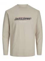 JACKJONES JORVESTERBRO NEWTON BRANDING TEE LS CN