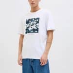 JACKJONES JJHAWAII SHAPE TEE SS CREW NECK LN