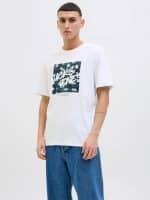 JACKJONES JJHAWAII SHAPE TEE SS CREW NECK LN