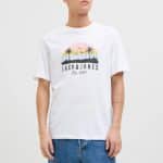 JACKJONES JJPALM TEE SS CREW NECK LN