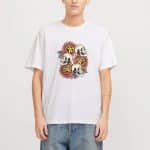 JACKJONES JORANATOMY SKULL TEE SS CREW NECK SN