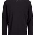 JACKJONES JORMANCHESTER WAFFLE TEE LS CREW NECK