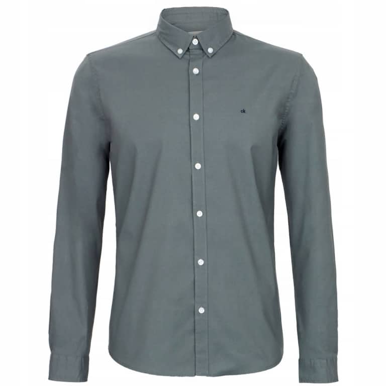 22708211122-038.jpg CALVIN KLEIN SLIM FIT OXFORD SHIRT - Image 1