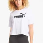 PUMA ESS Cropped No. 1 Logo Relaxed Tee