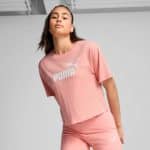 PUMA ESS Cropped No. 1 Logo Relaxed Tee