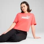 PUMA ESS Cropped No. 1 Logo Relaxed Tee