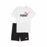 PUMA ESS 2 COLOR No. 1 Logo Tee and Shorts Set B
