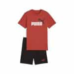 PUMA ESS 2 COLOR No. 1 Logo Tee and Shorts Set B