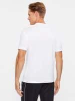 EMPORIO ARMANI EA7 COTTON TWO-TONE LOGO T-SHIRT - Image 2