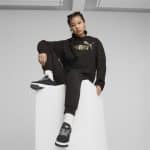 PUMA ESS+ Metallic Logo  Hoodie FL - Image 3