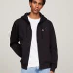 TOMMY HILFIGER ORGANIC COTTON FLEECE ZIP-THRU HOODY