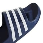 ADIDAS ADILETTE AQUA       DKBLUE/FTWWHT/DKBLUE - Image 6