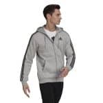 ADIDAS M 3S FL FZ HD       MGREYH - Image 3