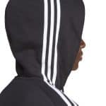 ADIDAS M 3S FT FZ HD       BLACK/WHITE - Image 5