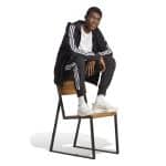 ADIDAS M 3S FT FZ HD       BLACK/WHITE - Image 6