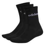 ADIDAS C LIN CREW 3P       BLACK/WHITE