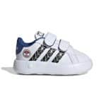 ADIDAS GRAND COURT SPIDER- FTWWHT/CBLACK/ROYBLU
