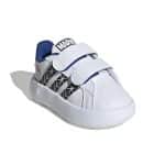 ADIDAS GRAND COURT SPIDER- FTWWHT/CBLACK/ROYBLU - Image 3
