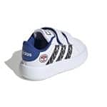 ADIDAS GRAND COURT SPIDER- FTWWHT/CBLACK/ROYBLU - Image 4