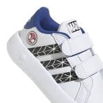 ADIDAS GRAND COURT SPIDER- FTWWHT/CBLACK/ROYBLU - Image 7