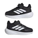 ADIDAS INFANTS RUNFALCON 5 EL I    CBLACK/FTWWHT/FTWWHT - Image 9