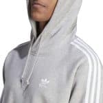 ADIDAS 3-STRIPES HOODY     MGREYH - Image 3