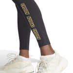 ADIDAS W BLUV Q4 LEG       BLACK/GOLDMT - Image 4