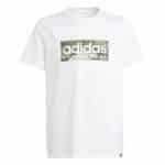 ADIDAS B CAMO LIN T        WHITE