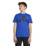 ADIDAS KIDS J BL TEE 160        ROYBLU/BLACK - Image 3